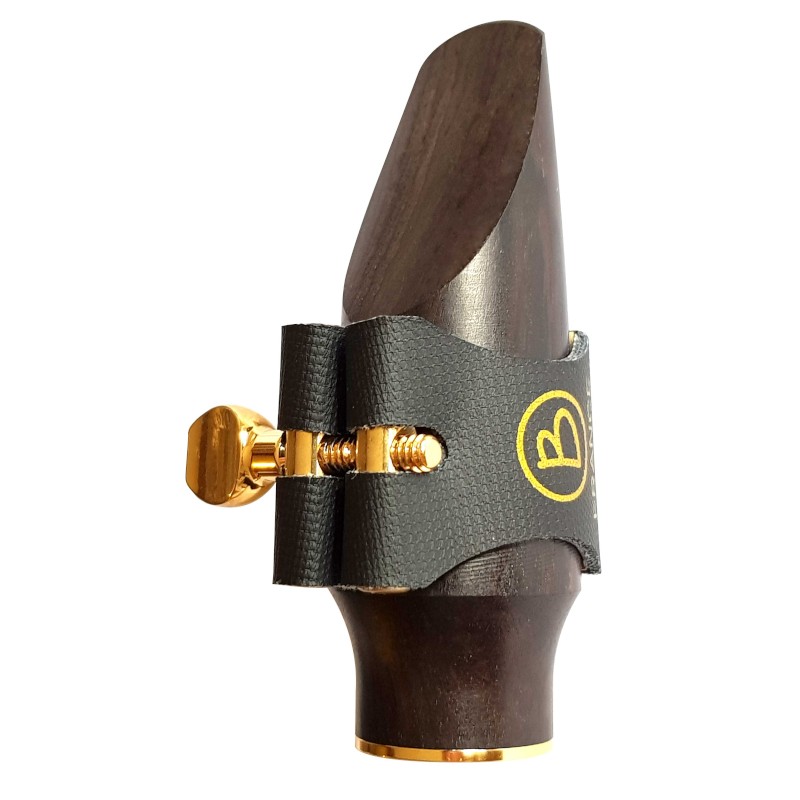 Bec Brancher Soprano L Ébène Ligature Semi-Rigide Bec Brancher Soprano L Ébène Ligature Semi-Rigide