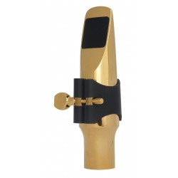 Bec Brancher Alto J Métal Plaqué Or Ligature Semi-Rigide