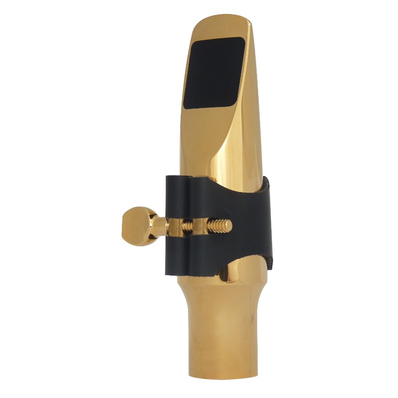 Alto J Metal Gold Plated Brancher mouthpiece Semi-Rigid Ligature Alto J Metal Gold Plated Brancher mouthpiece Semi-Rigid Ligature