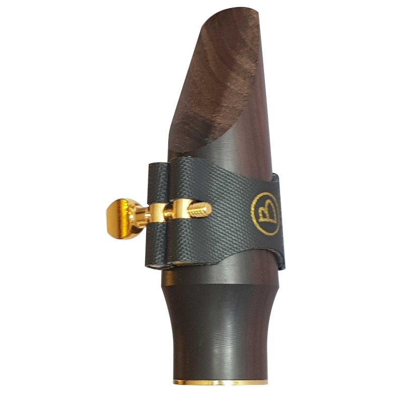 Alto L Ebony Brancher mouthpiece Semi-Rigid Ligature Alto L Ebony Brancher mouthpiece Semi-Rigid Ligature