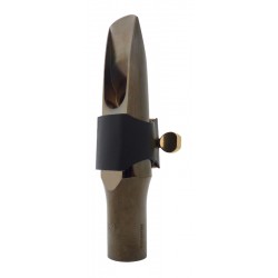 Tenor B Metal Silver Grey Brancher mouthpiece Semi-Rigid Ligature