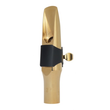 Tenor E Metal Gold Plated Brancher mouthpiece Semi-Rigid Ligature