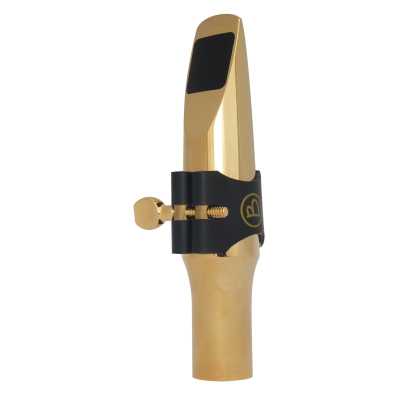 Tenor J Metal Gold Plated Brancher mouthpiece Semi-Rigid Ligature Tenor J Metal Gold Plated Brancher mouthpiece Semi-Rigid Ligature