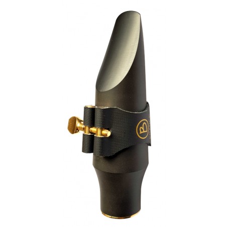 Tenor L Hard Rubber Brancher mouthpiece Semi-Rigid Ligature