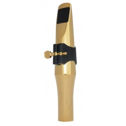 Baritone E Metal Gold Plated Brancher mouthpiece Semi-Rigid Ligature