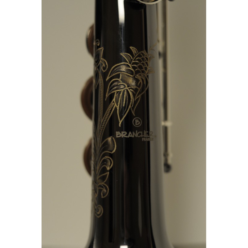 Brancher Sax Soprano Black-Silver - SBS Brancher Sax Soprano Black-Silver - SBS