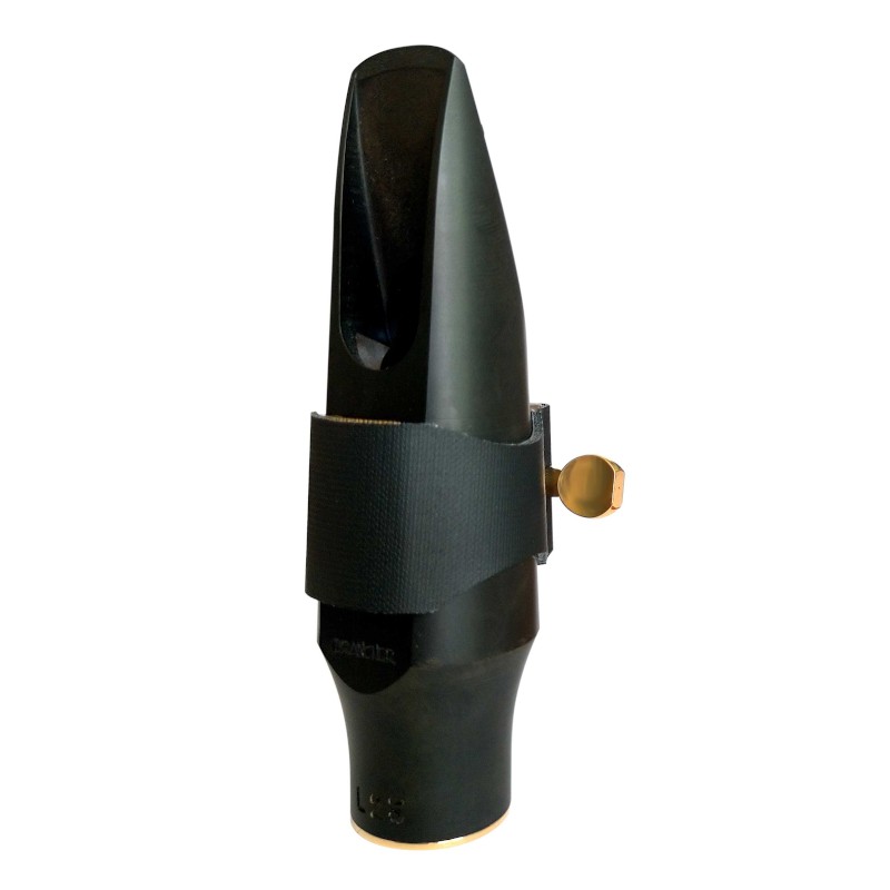 Tenor L Hard Rubber Brancher mouthpiece Semi-Rigid Ligature