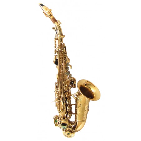 Brancher Soprano curved gold lacquer CGL saxophone